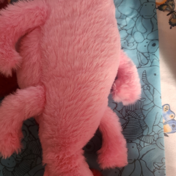 Pink and Red Stuffed Animal - Picture 8 of 13